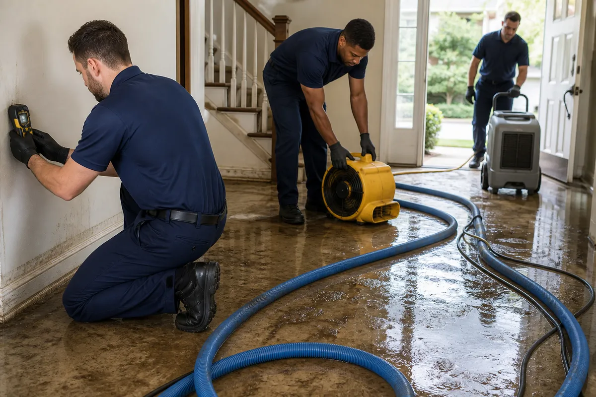 DryMark Restoration Miami crew at work in Miami, FL